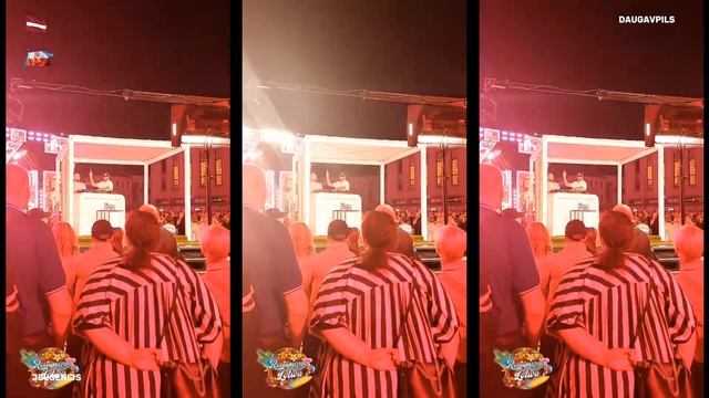Даугавпилс Vienibas laukums Площадь Единства Концерт танцующая Латвия Roztanczona Lotwa смотреть онлайн