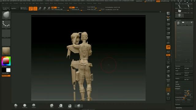 Speed sculpt: Posing and Final Result смотреть онлайн