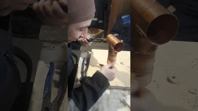 Сварка медных труб смотреть онлайн