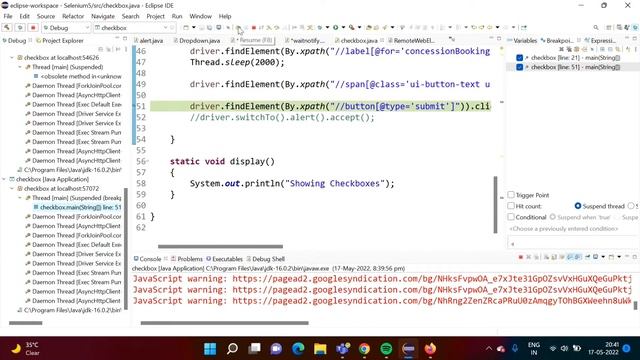 How To Debug in Eclipse using Breakpoints | Debugging in Eclipse Java Selenium Code Step by Step смотреть онлайн