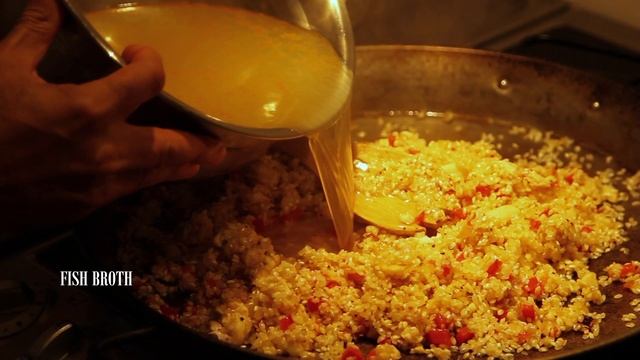 Carlos Seafood Paella Recipe, рецепт паэльи из морепродуктов