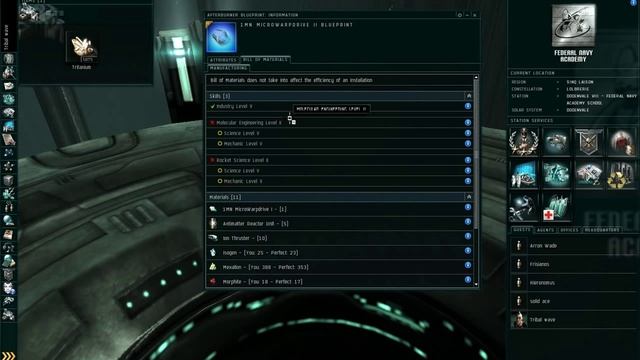 Eve online Intro to Production pt3 - Copies, Invention, Advanced materials/skills смотреть онлайн