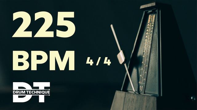 225 BPM ONLINE METRONOME 4/4 cowbell sound #study смотреть онлайн