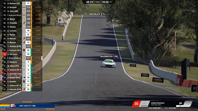 #rusCP Intercontinental GT challenge, Mount Panorama Assetto Corsa Competizione смотреть онлайн