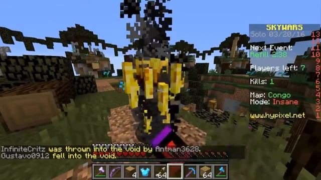 БОЛЬШОЙ ИНТЕРФЕЙС   Minecraft Sky Wars Mini Game