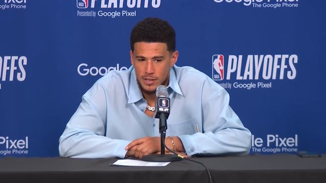 "I just told KD to go long" - Devin Booker & Kevin Durant Talk Their 1st Quarter Hail Mary Play! смотреть онлайн