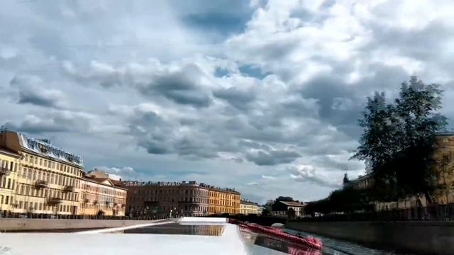 По Фонтанке с облаками смотреть онлайн