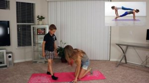 Yoga challenge with my brother ??