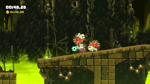 Kaze and the Wild Masks уровень 3-6 Ядовитое озеро (испытание на время) смотреть онлайн