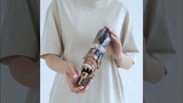 L-20107-2 Зонт жен. Fabretti, облегченный суперавтомат, 3 сложения,cатин