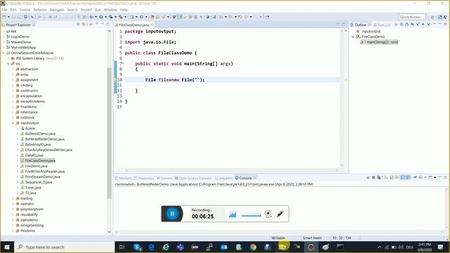 IO Streams | Session 12 | Introduction to IO Stream |Core Java Online Training Session By Surya Si смотреть онлайн