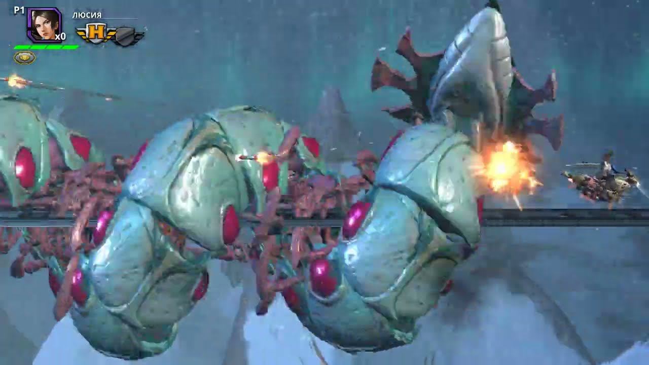 Contra: Operation Galuga [RUS,без комментариев]. Часть 5: Поезд.