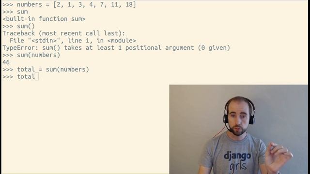 Calling a function in Python смотреть онлайн