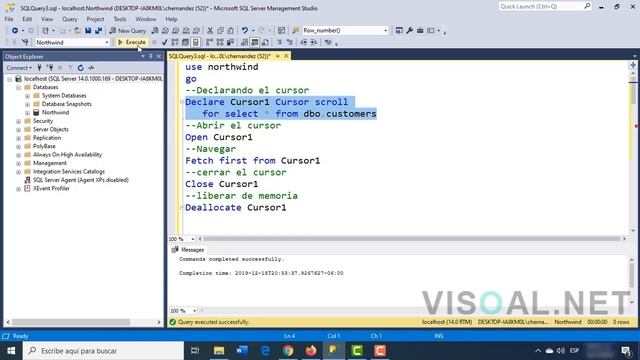 Cursores en el SQL Server смотреть онлайн