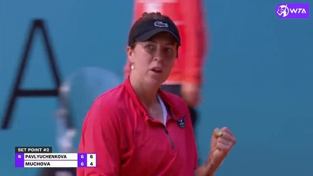 Anastasia Pavlyuchenkova vs. Karolina Muchova | 2021 Madrid Quarterfinal | WTA Match Highlights смотреть онлайн