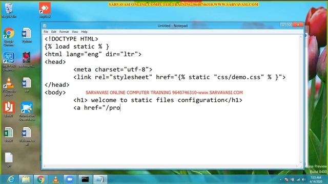 Django Online Training(Static Files -Images and CSS)-Day 5 #SARVAVASI#ONLINE #DJANGO смотреть онлайн