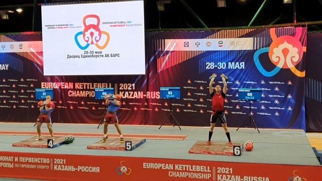 Чемпионат и первенство Европы по гиревому спорту, г.Казань, Воронов Николай, толчек, 2021 г. смотреть онлайн