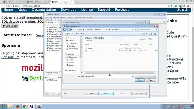 Connecting to SQLite from DBeaver смотреть онлайн