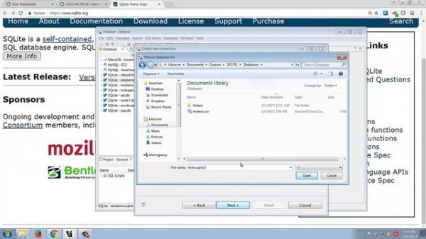 Connecting to SQLite from DBeaver