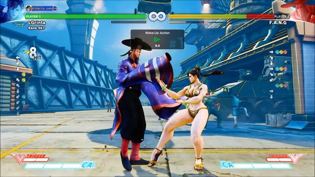 [SFV] First-frame Normal Canceling Against Wakeup Super ft. Chun-Li смотреть онлайн