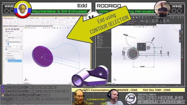 CAD Vs CAD Speedmodeling Tournament – Round 1a-Match 1