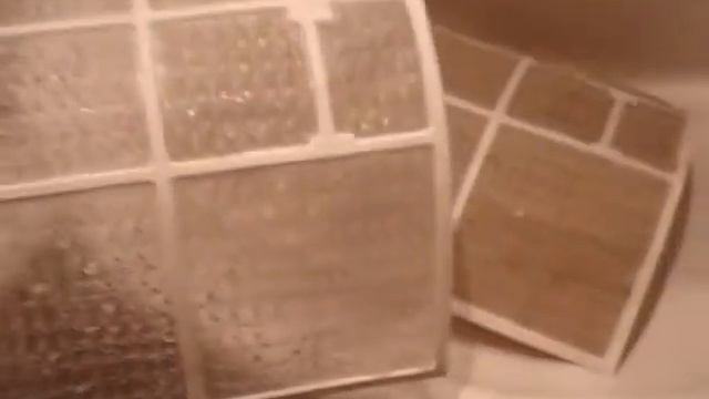 Пыль за 3 года в фильтре кондиционера Dantex / Dust for 3 years in the Dantex air conditioner filte смотреть онлайн