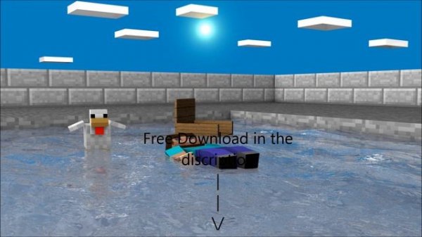 Cinema 4D: - Free water material Download! // Minecraft // Water Texture //