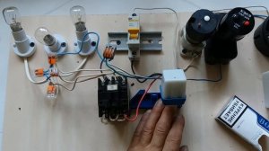 Подсоединение пускателя к фотореле