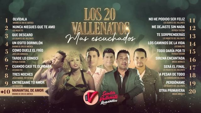 Los 20 Vallenatos Más Escuchados смотреть онлайн