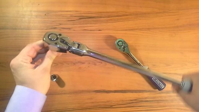 Удлиненная трещотка с шарнирной головкой от EXPERT смотреть онлайн