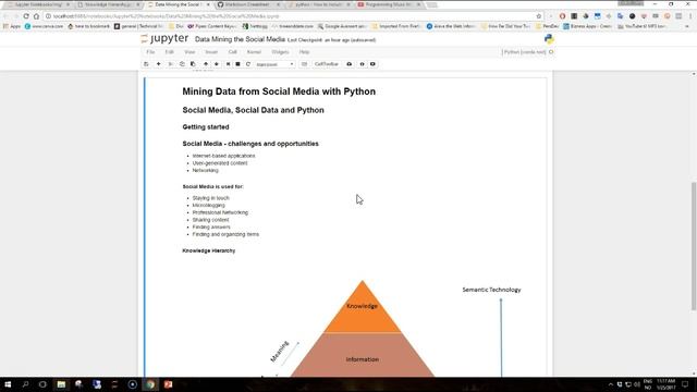 Social Media Social Data and Python: 1 - Getting Started смотреть онлайн