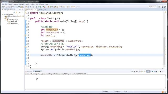Java Tutorial -- EP07 -- Converting Variable Types смотреть онлайн