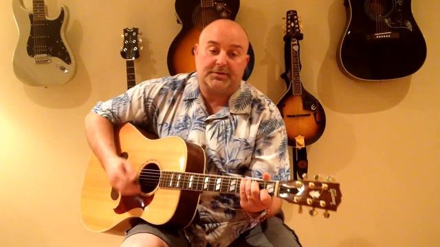How to Play Me and Bobby McGee - Kris Kristofferson (cover) Easy 5 Chord Tune смотреть онлайн