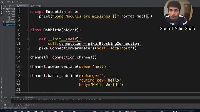Implementing your Server and client in rabbitmq Pika Python | Part 3 смотреть онлайн