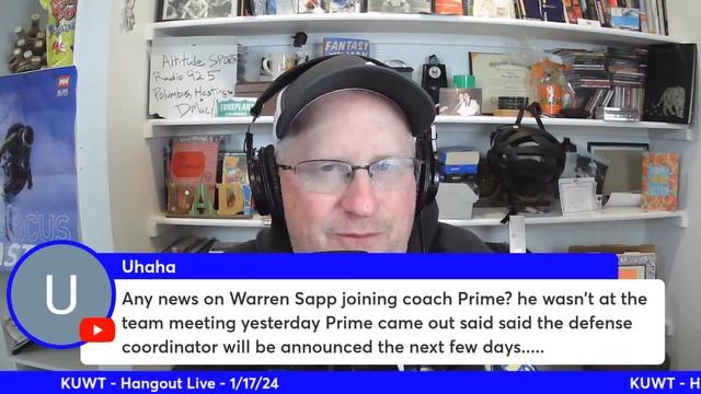 KUWT - Hangout Live - 1/17 - Jokic v. Embiid, Avs rolling, Where Russ will go смотреть онлайн