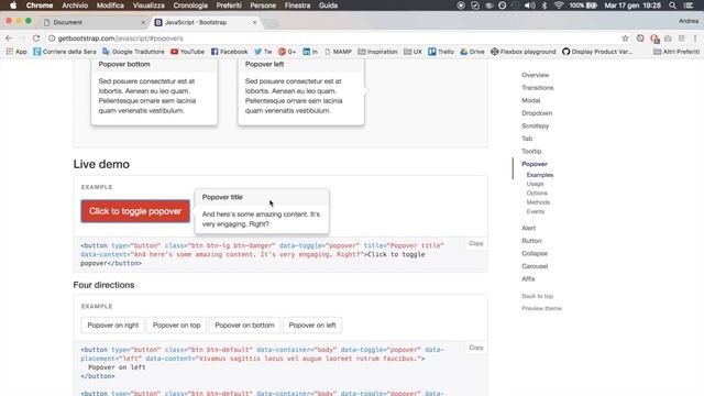 Creare siti con Bootstrap con un Metodo Efficace #7 - Debug e Popover смотреть онлайн
