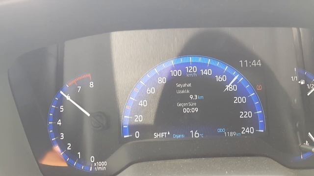 2019 Toyota Corolla 1.6 132hp 0-198 km/h Acceleration Hızlanma (Flame X-Pack) смотреть онлайн