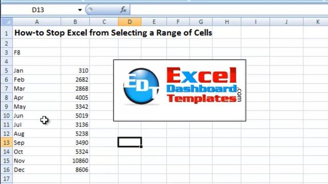 How-to Stop Excel from Extending Range or Selection смотреть онлайн