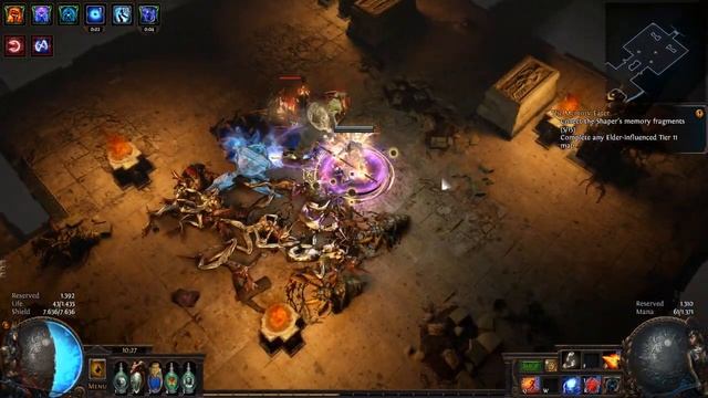 PoE - Cursed Crypt Map Boss смотреть онлайн