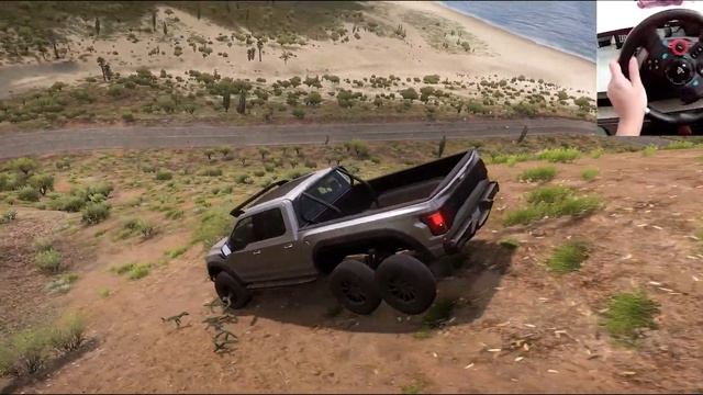 Hennessey VelociRaptor 6X6 | Forzahorizon 5 | 21 9 monitor | Logitech g29 gameplay смотреть онлайн
