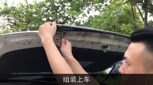 Дефлектор капота для Toyota Land Cruiser Prado 150 Рестайлинг 1 и 2 с 2013-го по сегодня. Прадо 150