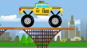 Новый Конструктор Машинок. Давай соберем Такси - Монстр Трак