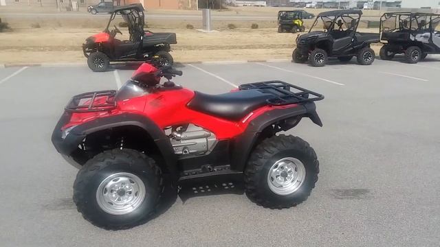 2018 Honda TRX680FA Red смотреть онлайн