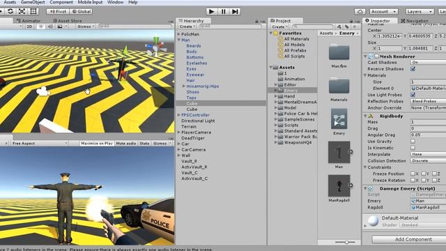 Unity3d. Создание игры. Урок 11. Убираем баги. смотреть онлайн