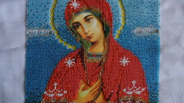 ,,Семистрельная икона Божией Матери". Вышиваем бисером./,,Seven arrows icon of the Mother of God". смотреть онлайн