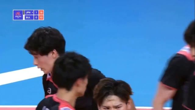 Ran Takahashi serve and finish JPN-BUL VNL2021 смотреть онлайн