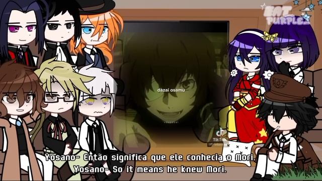 BSD react to Dazai Osamu (soukoku) + angst ?? смотреть онлайн