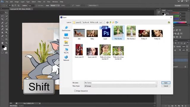 Tự học PhotoShop CS6 Bài 02 – Tạo file mới – Mở file – Lưu file смотреть онлайн
