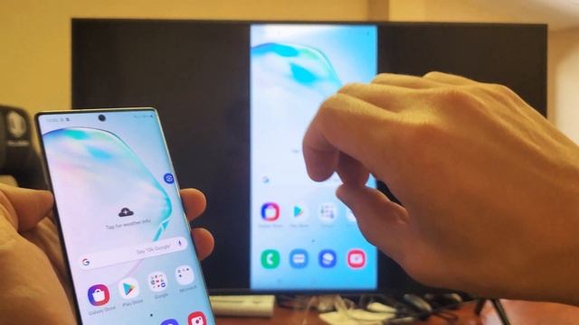 Galaxy Note 10/10+ : Screen Mirror to ANY SMART TV WIRELESSLY смотреть онлайн