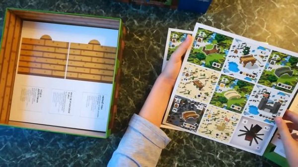 РАСПАКОВКА НАСТОЛЬНОЙ ИГРЫ MINECRAFT BUILDERS AND BIOMES